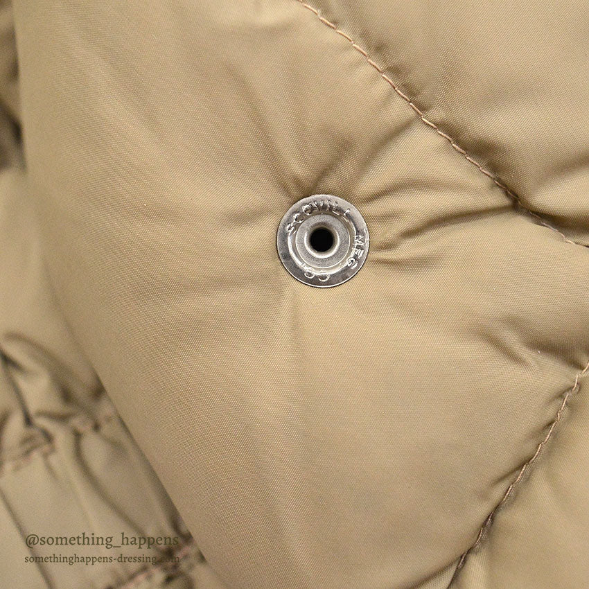 1970's MIGHTY-MAC NORSAC PRIME GOOSE DOWN VEST / TAN ... L