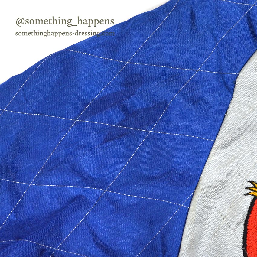 1950's JAPAN SOUVENIR JACKET 18TH FIGHTER BOMBER WING DOG PATCH...