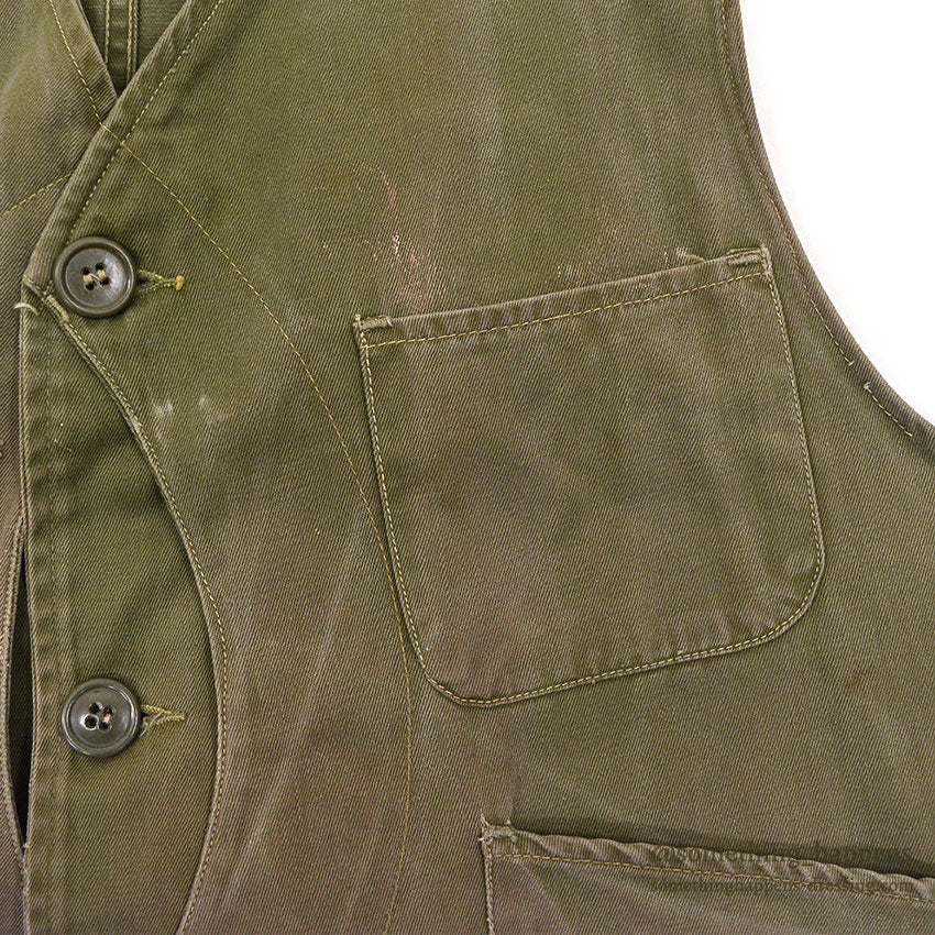 1930's~ L.L.BEAN FISHING VEST / RARE COLOR ...