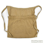 ~1940's AMERICAN RED CROSS LIGHT BROWN HBT APRON DITTY BAG...