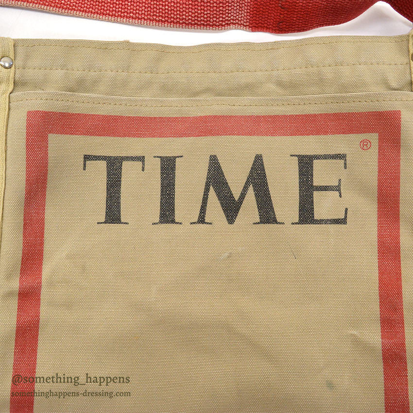 1980's~ TIME MAGAZINE CANVAS BAG...
