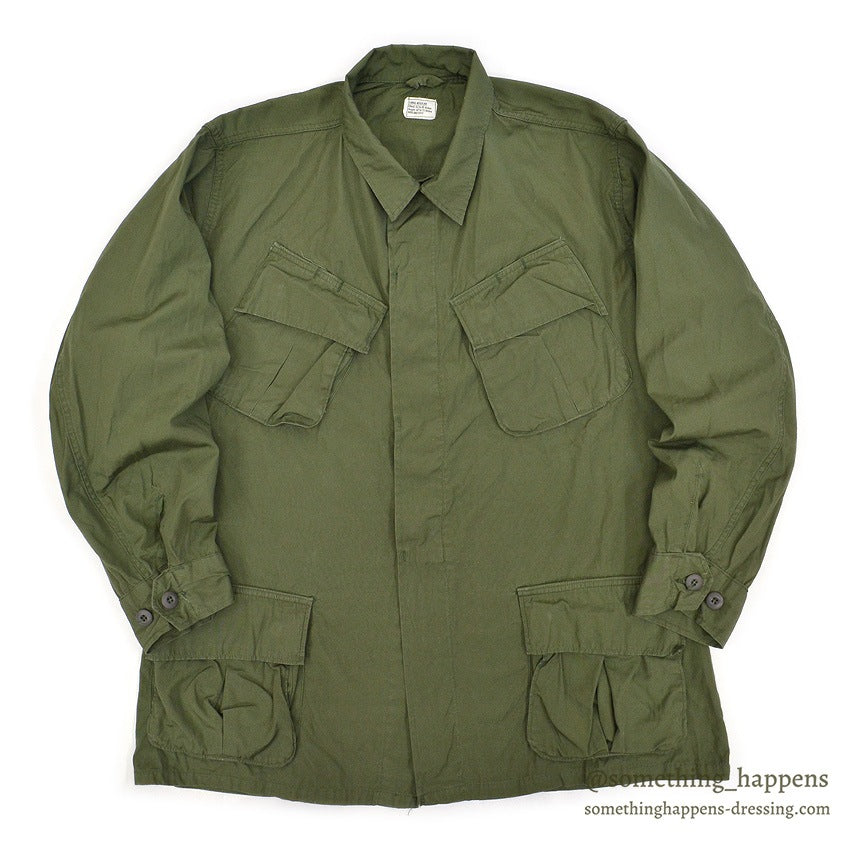 1960's USARMY JUNGLE FATIGUE JACKET / 3RD NON-RIP... LR