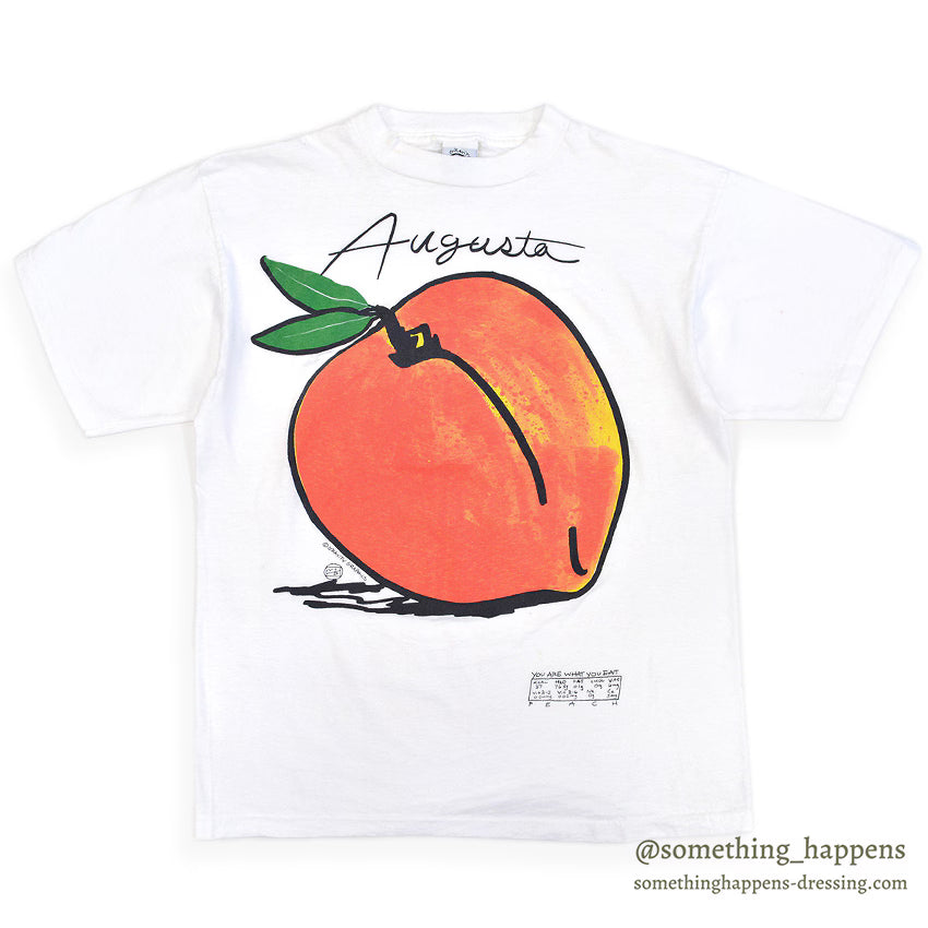 1990's GRAVITY GRAPHICS AUGUSTA PEACH T-SHIRT... L