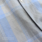1950's SILVER WINGS RIFLE CLUB PLAID SHIRT... L