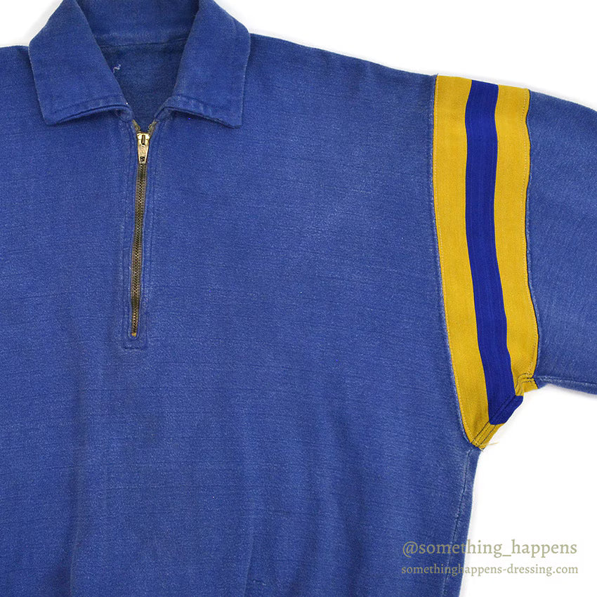 1950's CHATTANOOGA ATHLETIC HALF-ZIP SWEAT SHIRT...