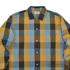 1960's BOND FIFTH AVENUE BLOCK PLAID SHIRT...L