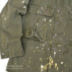 1940's USARMY WW2 M-43 HBT JACKET / PAINT SPLATTER...