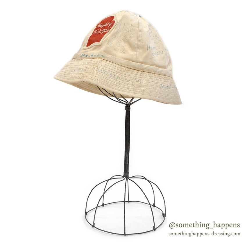1950's CHAMPION AUTOGRAPH MEMORIAL HAT... LARGE