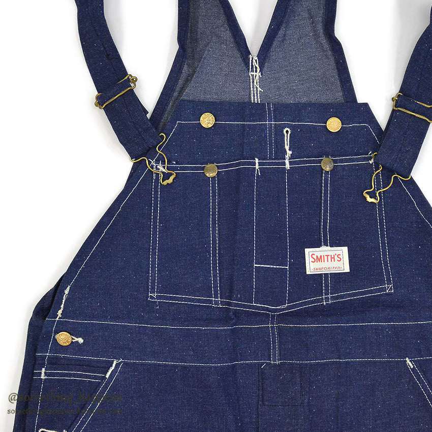 1950's DEADSTOCK SMITH'S DENIM OVERALL ... W40/L29