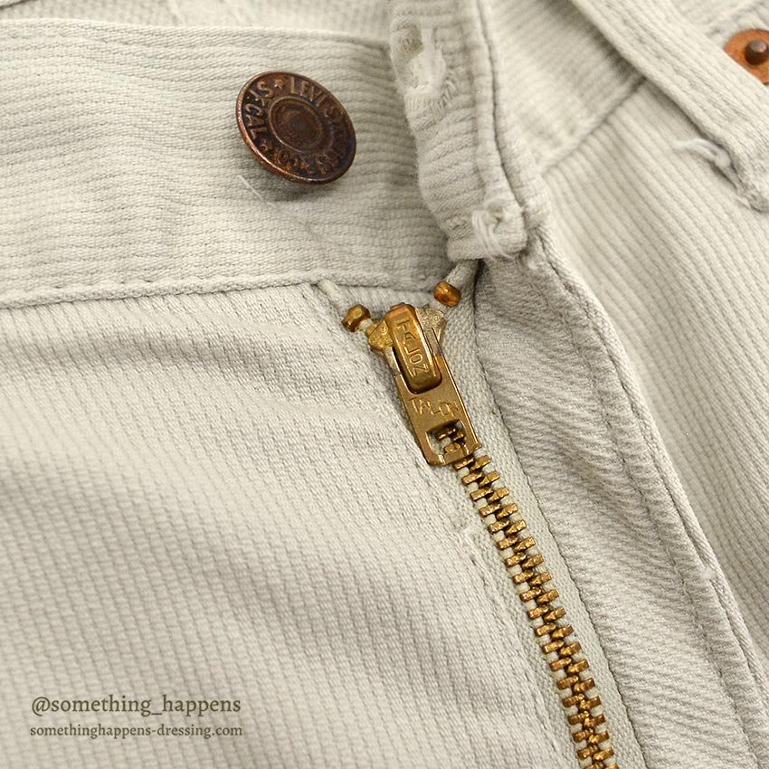 1960's LEVI'S 911B PIQUE PANTS...W33/L29