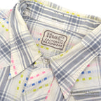 1960's HBARC WESTERN SHIRT / GREAT COLOR... 16 1/2