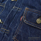 1950's LEVI'S 507BXX DENIM JACKET BOY'S MODEL / LEATHER PATCH ...