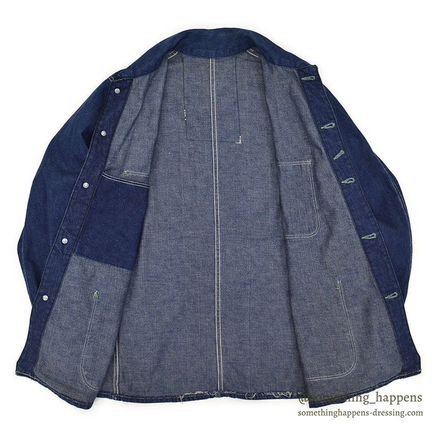 1950's MASTER KEY DENIM COVERALL / DARK...