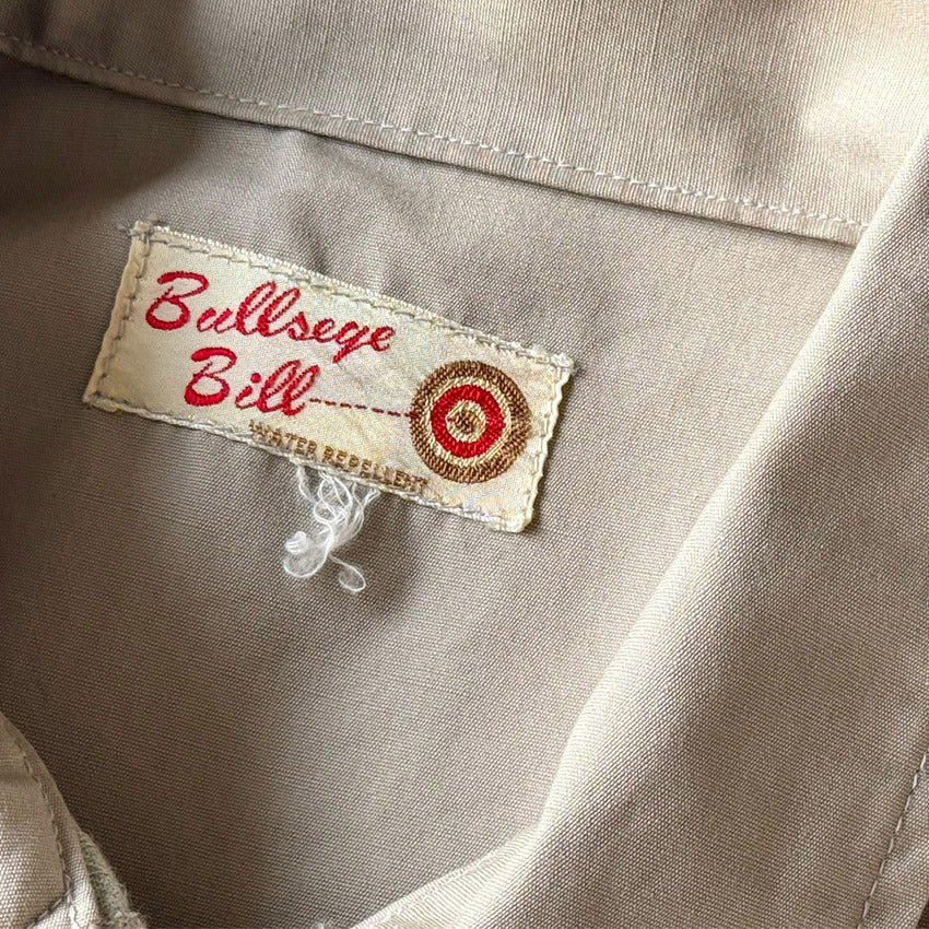 1960's BULLSEYE BILL POPLIN FISHING JACKET...