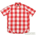 1960's GENE RONALD BLOCK PLAID B/D SHIRT ... M