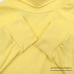 1980's~ EDDIE BAUER YELLOW TURTLE NECK TEE...L