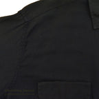 ~1960's BLACK RAYON GABARDINE SHIRT...L