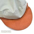 1970's EARLY WINTERS GORE-TEX CAP / LEATHER BILL...XL