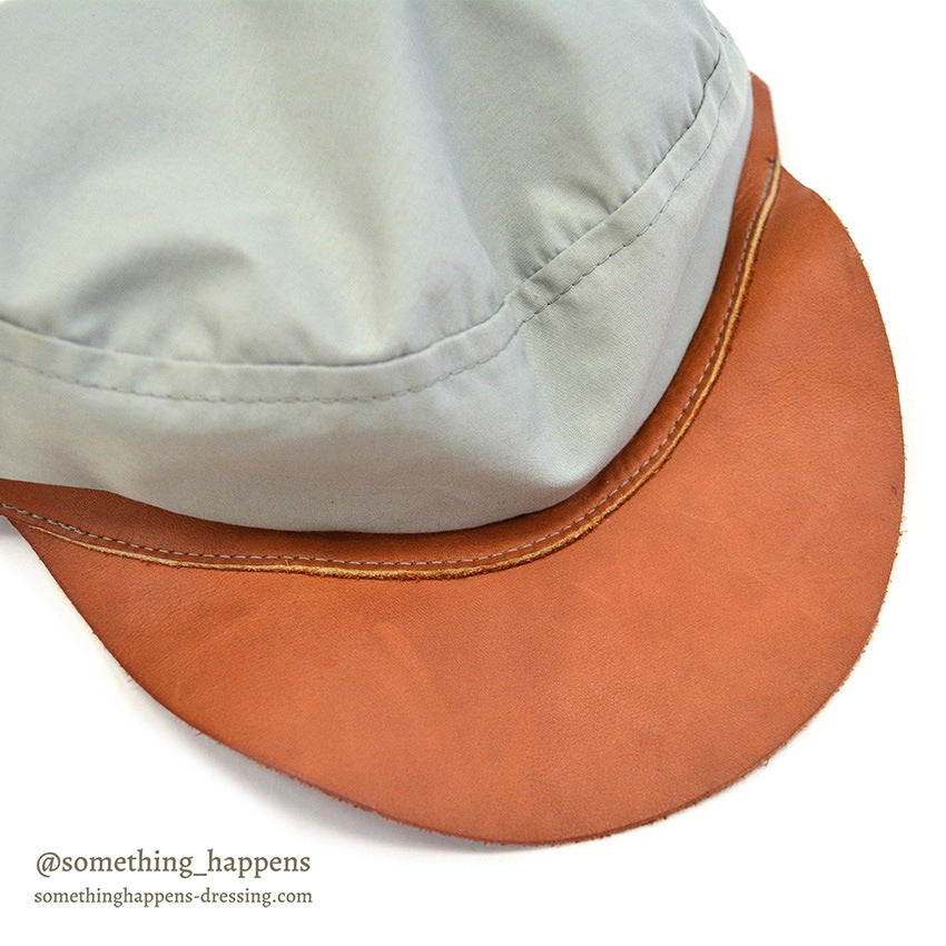 1970's EARLY WINTERS GORE-TEX CAP / LEATHER BILL...XL