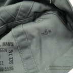 1960's DEADSTOCK USAF CAP, UTILITY, MAN'S COTTON SATEEN SAGE GREEN 1 ... 71/2