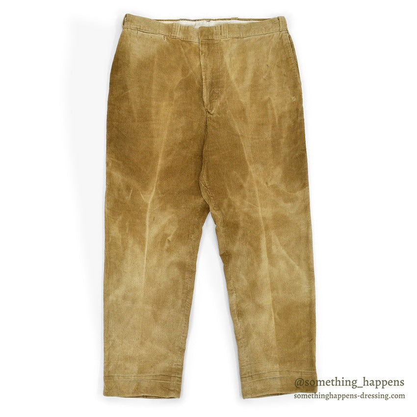 1960's SWEET-ORR CORDUROY WORK PANTS / SUN FADED ... W36/L29
