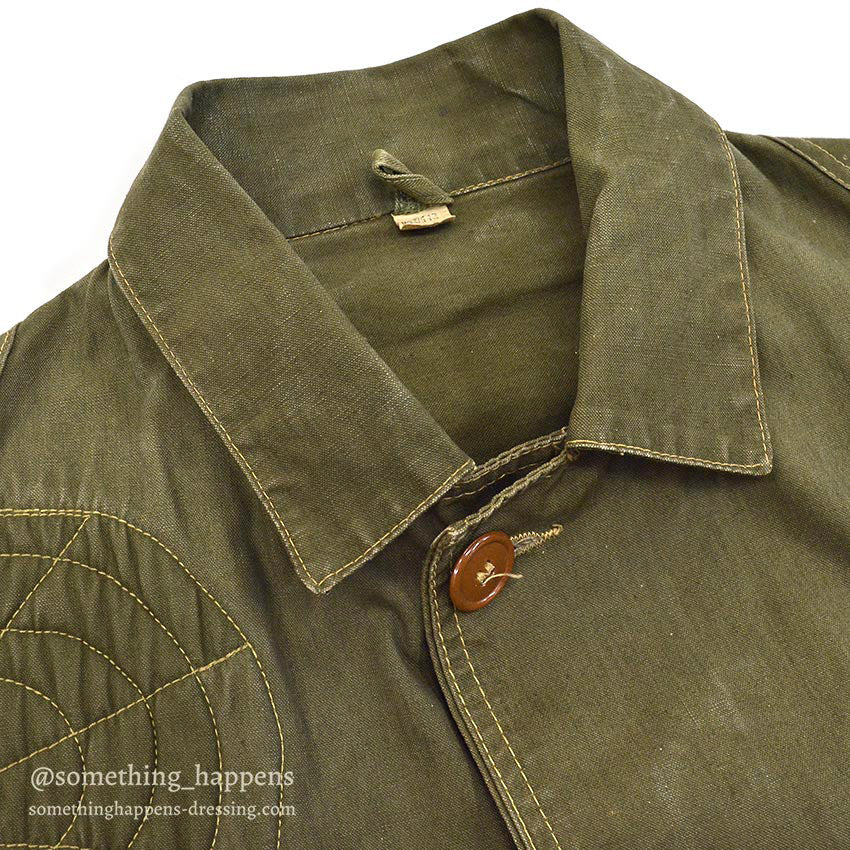 1940's FIELD MASTER HUNTING COAT / OLIVE... 44