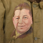 1940's WW2 N-1 DECK JACKET / PORTRAIT PAINT, SUPER RARE...