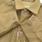 1960's L.L.BEAN JUNGLE CLOTH WARDEN JACKET / ALMOST DEADSTOCK ... 42
