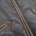 1960's POWR HOUSE SHEARLING WORK VEST...M