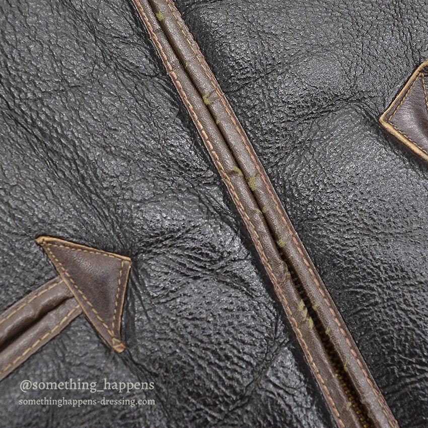 1960's POWR HOUSE SHEARLING WORK VEST...M