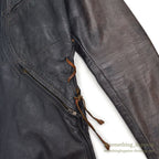 1960's~ EAST WEST MUSICAL INSTRUMENTS CO. LEATHER JACKET '' BACK PACK'' ...