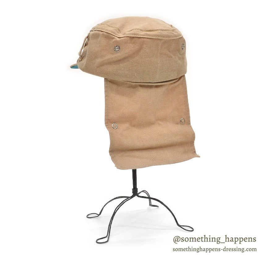 1980's EDDIE BAUER SAFARI CAP / NECK GUARD...L