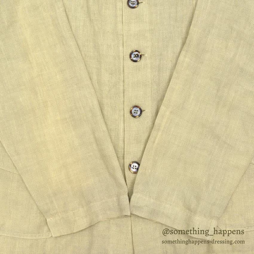 CP SHADES LINEN WORK JACKET / TAN ... L
