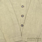 1990's CP SHADES LINEN WORK JACKET / TAN... M