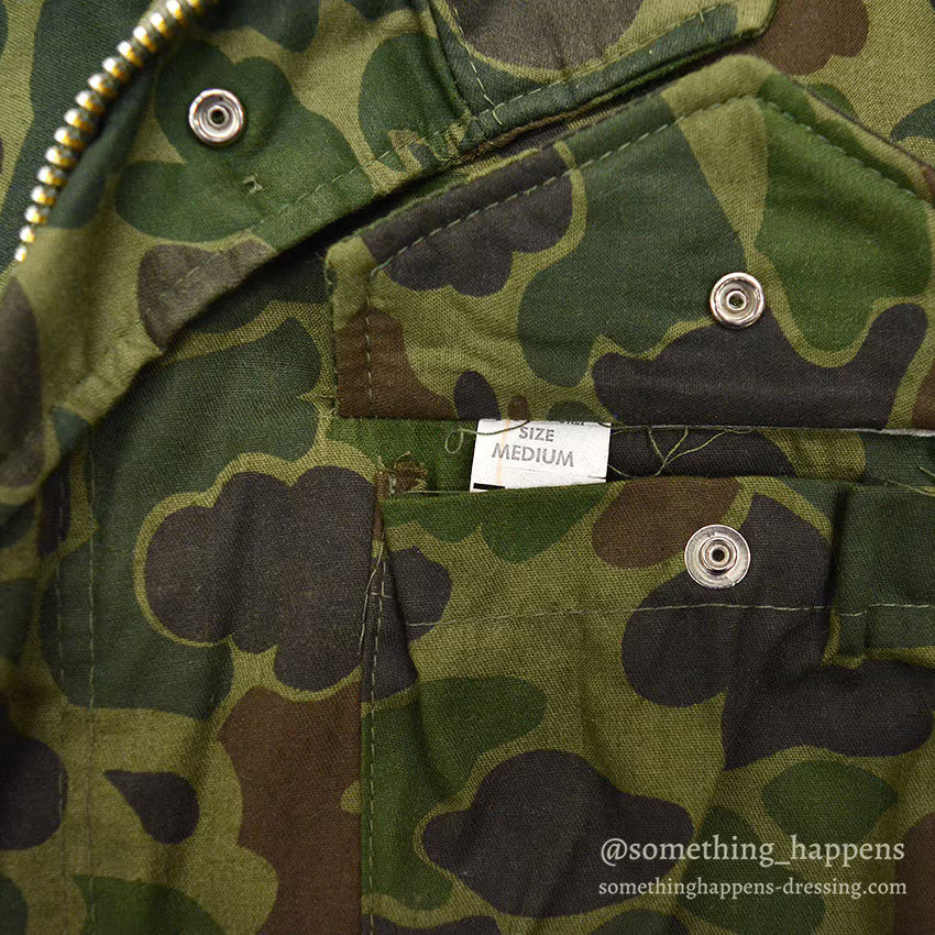 1970's CIVILIAN M-65 DUCK HUNTER CAMO JACKET WPL10881 / ALMOST DEADSTOCK ... M