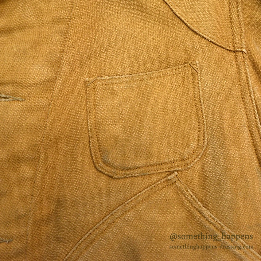 1930's~ WARDS HUNTING JACKET / UNUSUAL DEAIL & FABRIC ...
