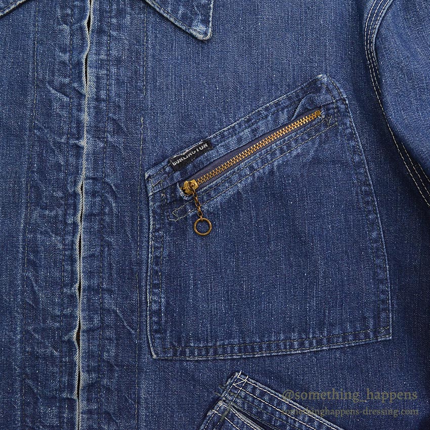~1960's BURLINGTON TYPE 91-B DENIM JACKET ... 40