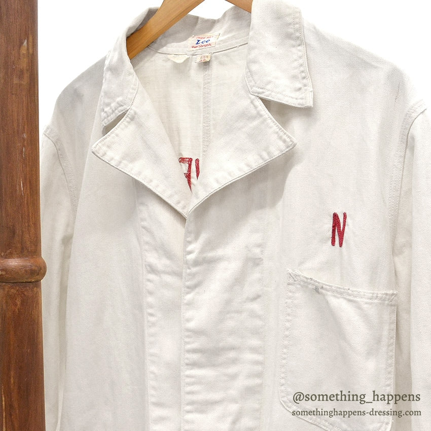 1930's Lee NRA LABEL HBT SHOP COAT... 42