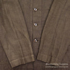 CP SHADES LINEN WORK JACKET / BROWN ... L