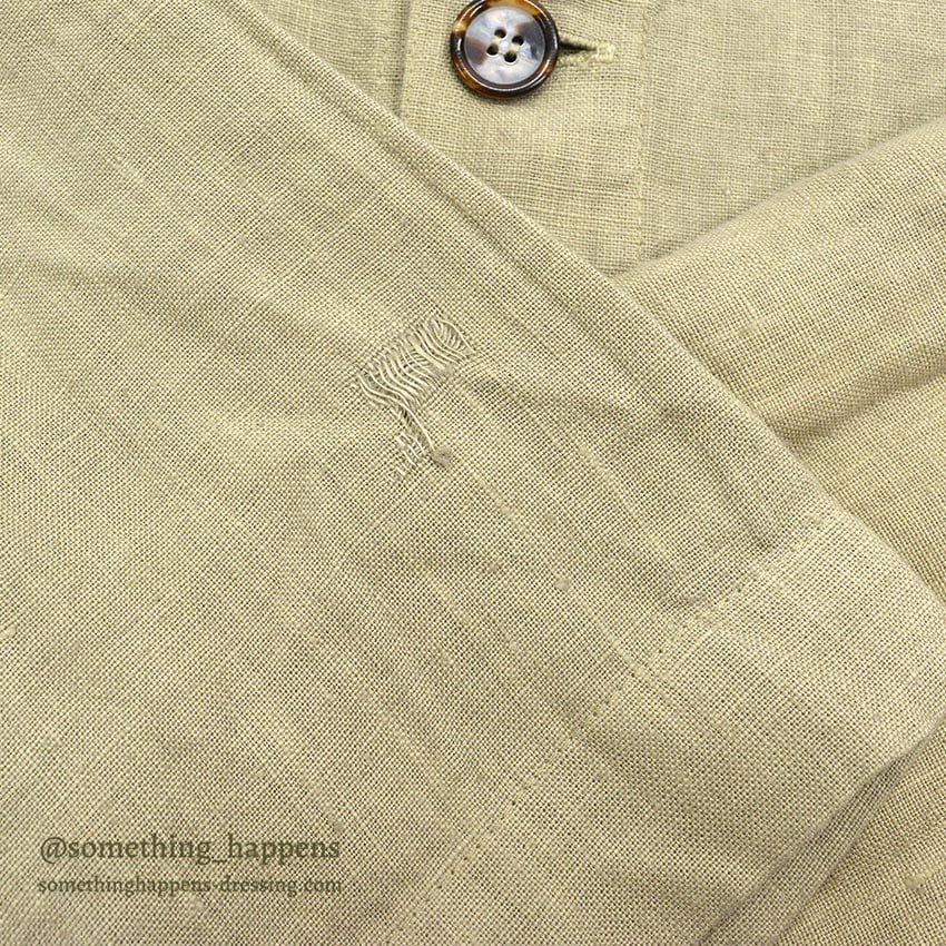 CP SHADES LINEN WORK JACKET / TAN ... L