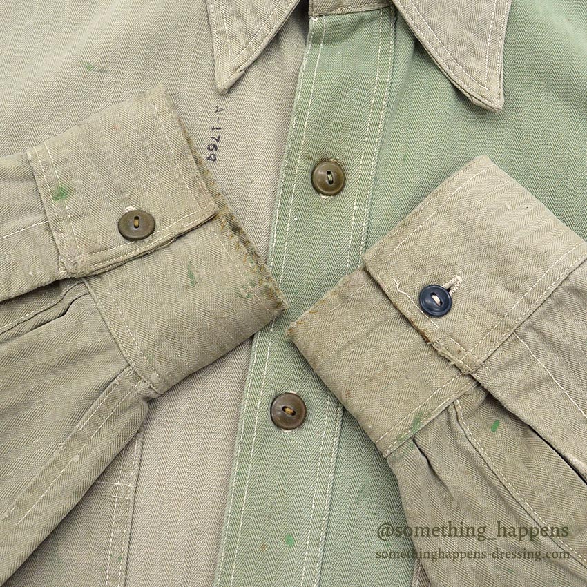 1940's WASHINGTON DEE CEE TWO-TONE HBT SHIRT / EXTREMELY RARE ...