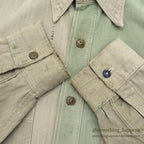 1940's WASHINGTON DEE CEE TWO-TONE HBT SHIRT / EXTREMELY RARE ...