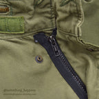 1980's~ M-65 FIELD JACKET ALPHA INDUSTRIES INC. / CRAZY PATTERN... MR
