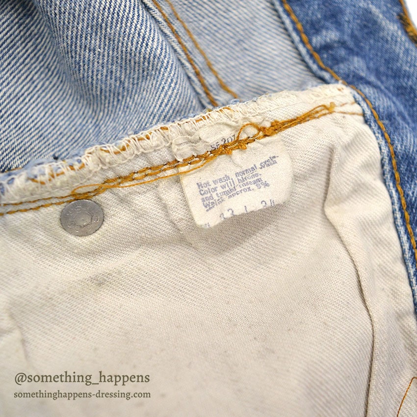 1970's Levi's 501 66 LATE / SUN FADED ... W31/L30