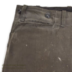 1940's CAN'T BUST'EM WW2 BLACK FRISCO PANTS / CROPPED ... W32