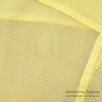 1950's~ DEADSTOCK DU PONT NYLON SEERSUCKER S/S SHIRT / LEMON YELLOW ... M