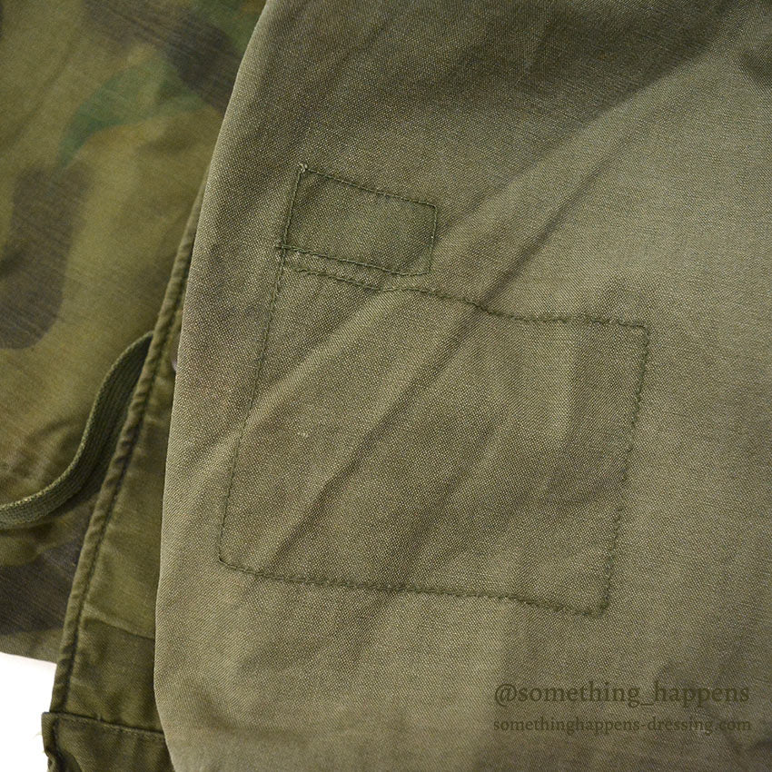 1960's USARMY M-65 HAND PAINTED CAMO JACKET / 1st PATTERN...