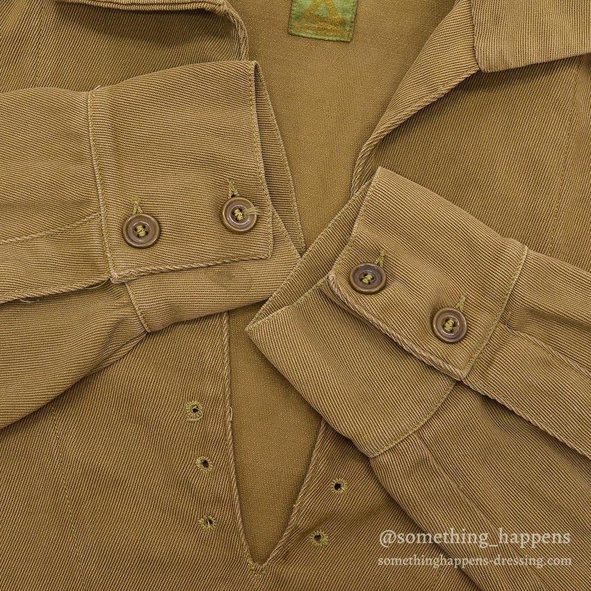 ~1930's UTICA DUXBAK LACE UP PULLOVER SHIRT / UNUSUAL DETAIL ...