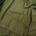 1960's USARMY JUNGLE FATIGUE JACKET 2nd / STENCILED BACK... LR