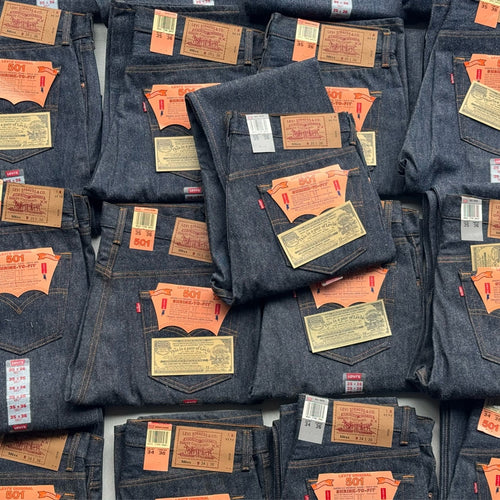 1990's DEADSTOCK Levi's 501 DENIM PANTS / MADE IN USA... W35/L36